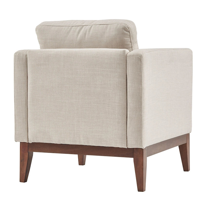 Fauteuil d'appoint rembourré en lin Vail par iNSPIRE Q Modern-22