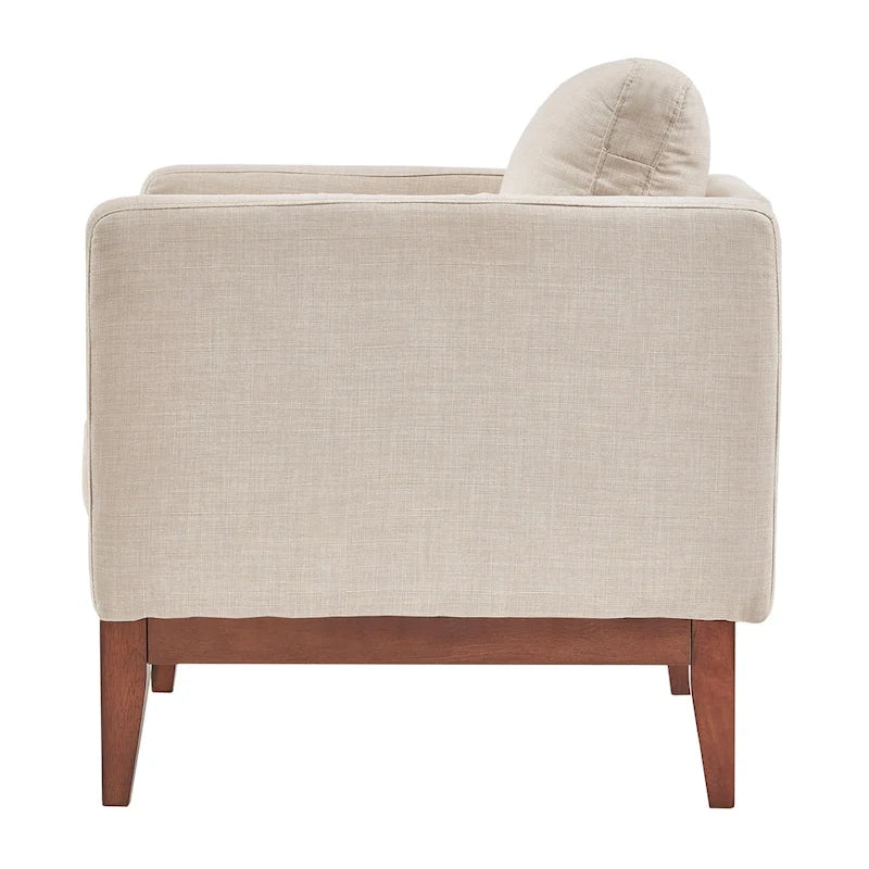 Fauteuil d'appoint rembourré en lin Vail par iNSPIRE Q Modern-23