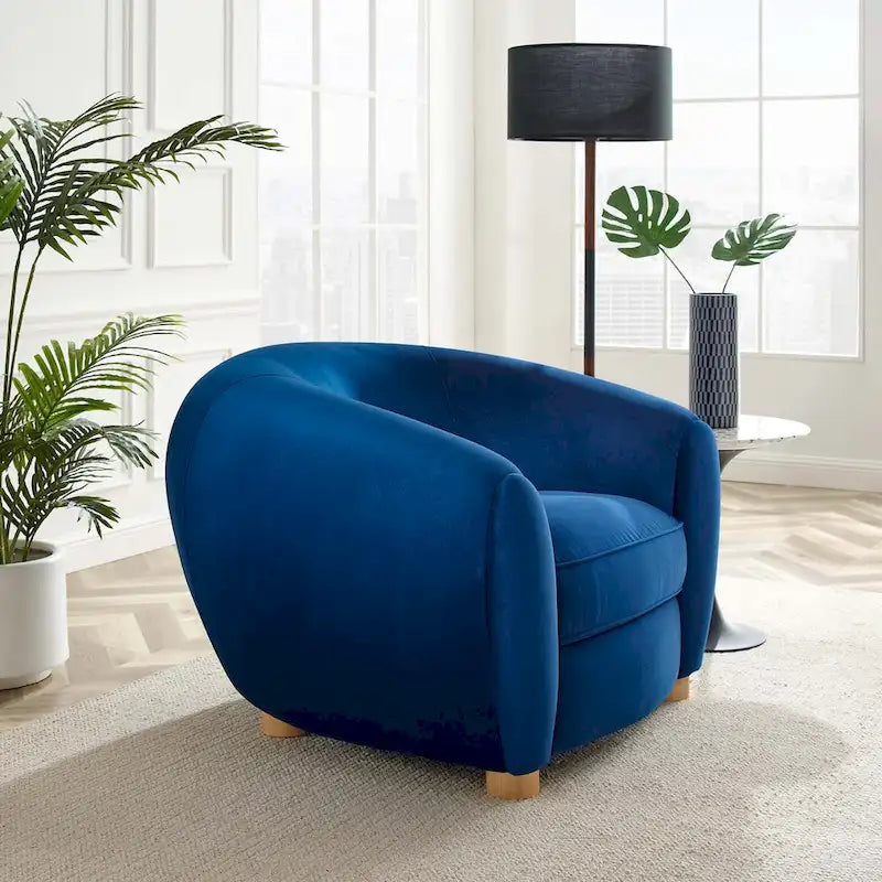 Fauteuil en velours haute performance-2