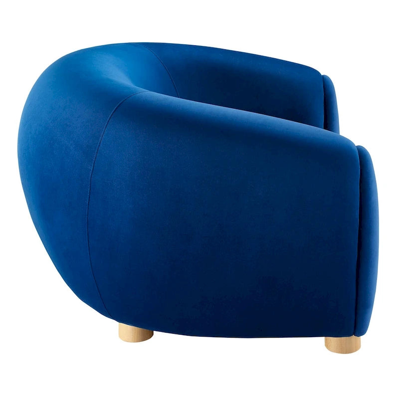 Fauteuil en velours haute performance-4