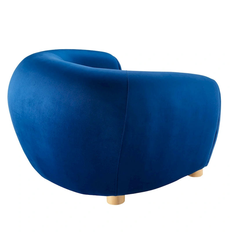 Fauteuil en velours haute performance-5
