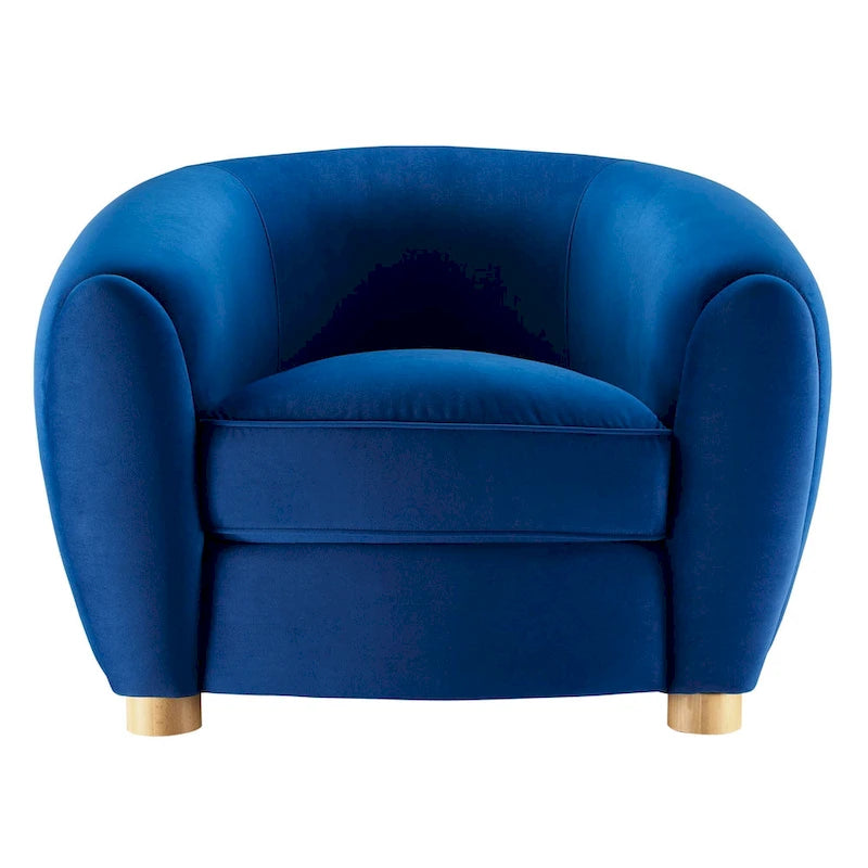 Fauteuil en velours haute performance-6