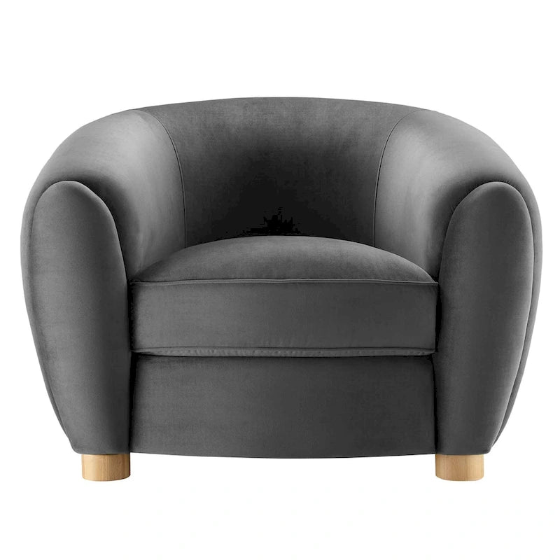 Fauteuil en velours haute performance-12
