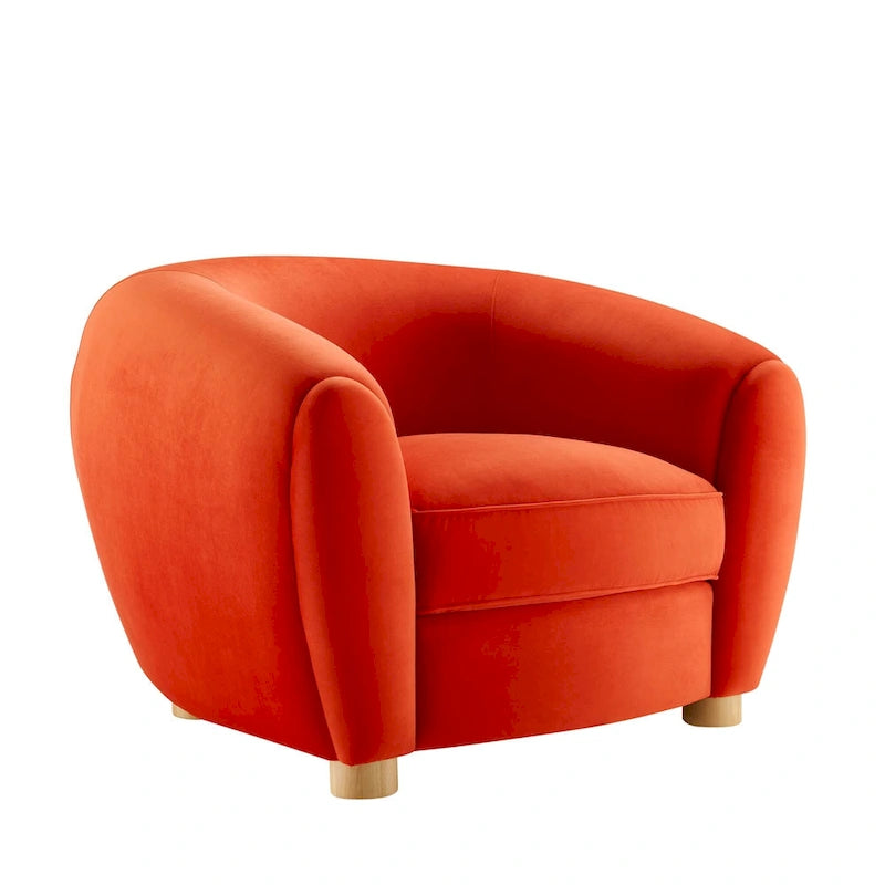 Fauteuil en velours haute performance-16