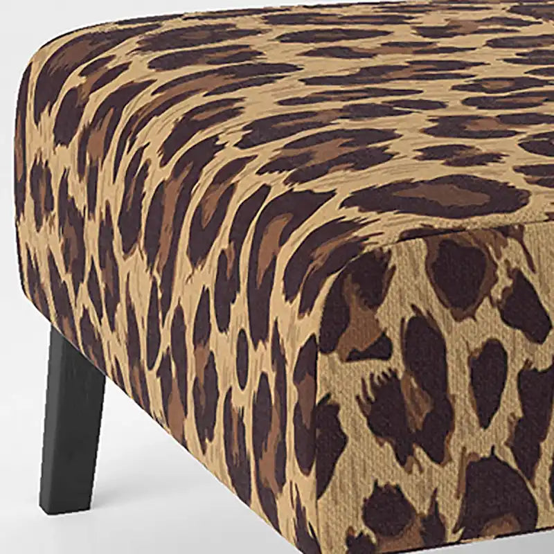 Fauteuil et fauteuil d'appoint capitonnés Designart Leopard Fur II pour cabane et chalet-10