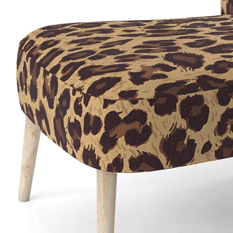 Fauteuil et fauteuil d'appoint capitonnés Designart Leopard Fur II pour cabane et chalet-13