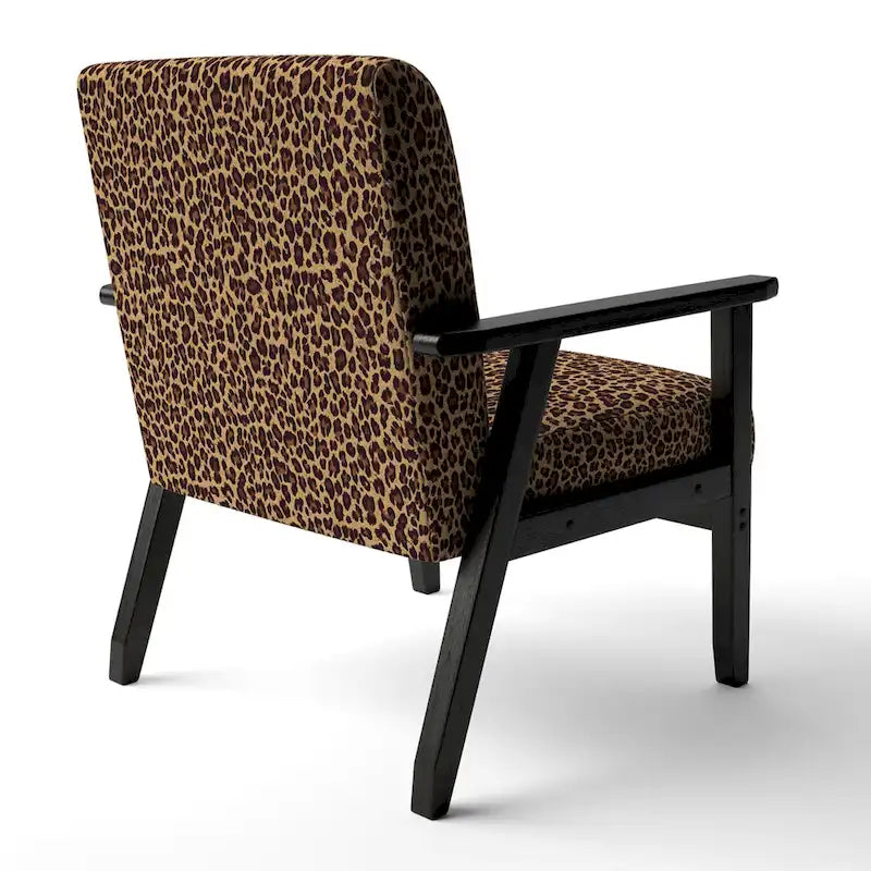 Fauteuil et fauteuil d'appoint capitonnés Designart Leopard Fur II pour cabane et chalet-16