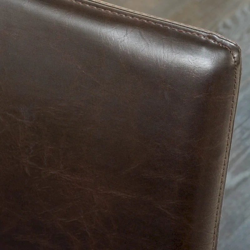 Chaises de salle à manger empilables en cuir reconstitué Comstock (lot de 4) par Christopher Knight Home-6