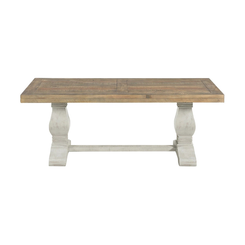 Table basse Napa 50 en bois massif sur pied-3