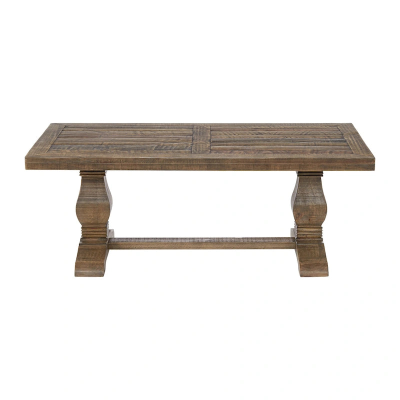 Table basse Napa 50 en bois massif sur pied-5