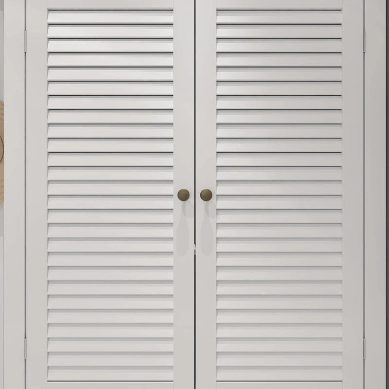 Armoire à chaussures Timehcee 30, portes de rangement, armoire en bois avec sol intégré