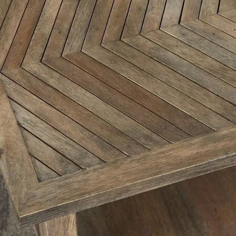 Table d'appoint Steve Silver Minett en manguier massif-4