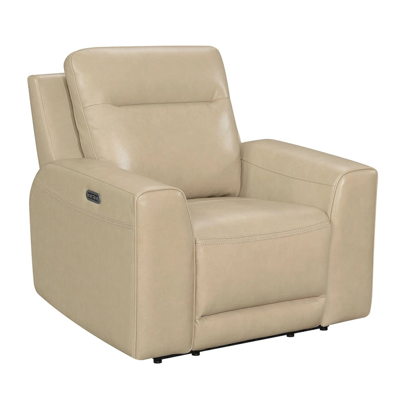 Fauteuil inclinable électrique Steve Silver Dayton en cuir pleine fleur-2