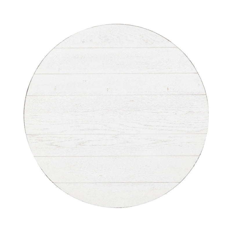 Ensemble 3 pièces blanc vieilli style ferme moderne-7