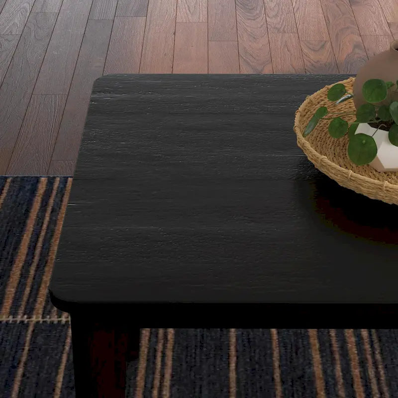 Ensemble de salle à manger rectangulaire en bois noir Brentwood de Homestyles - 66 x 30 x 36-5