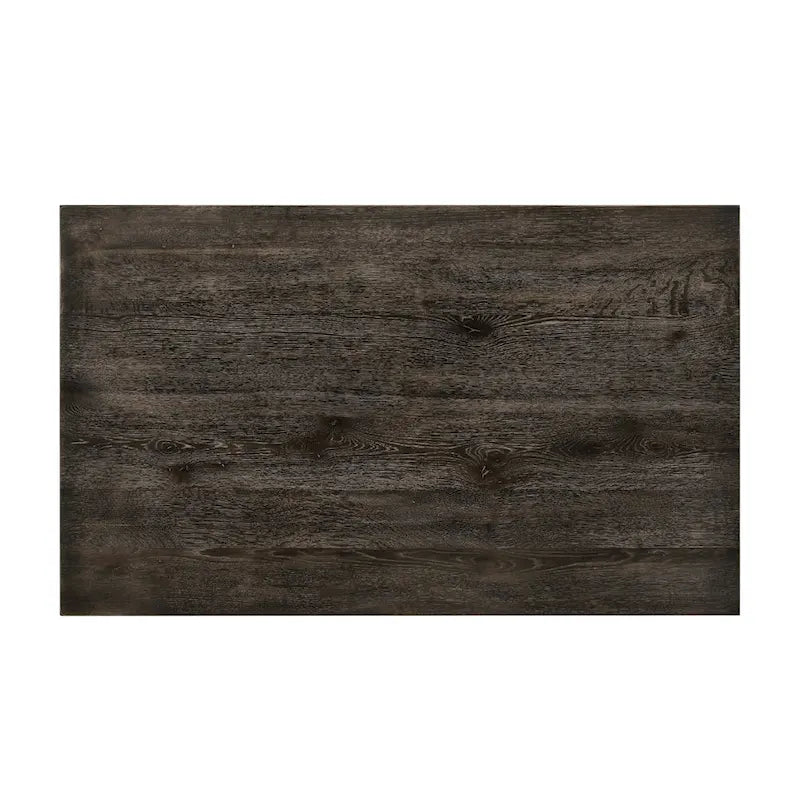 Table de salle à manger gris vieilli-2