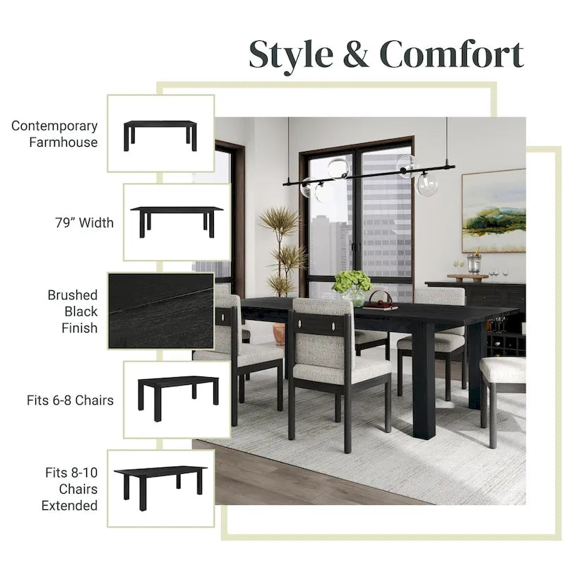 Table à manger papillon Bedford-25