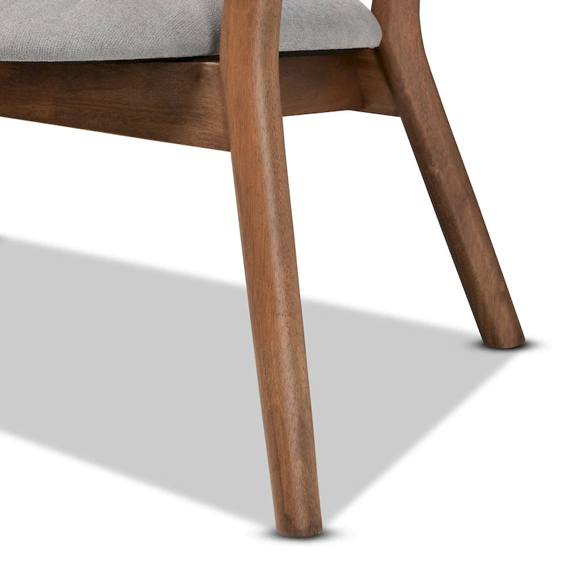 Ensemble de 2 fauteuils d'appoint de salon Baron style moderne du milieu du siècle-15