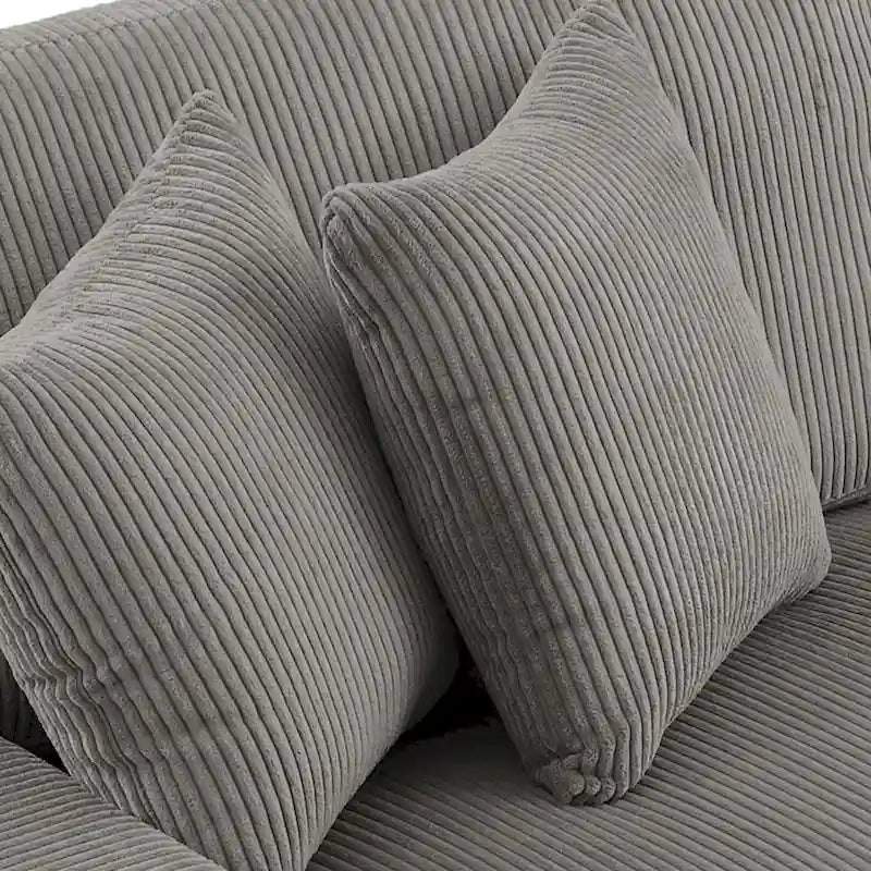 Ensemble de canapés d'angle modulables convertibles 88 pouces-8