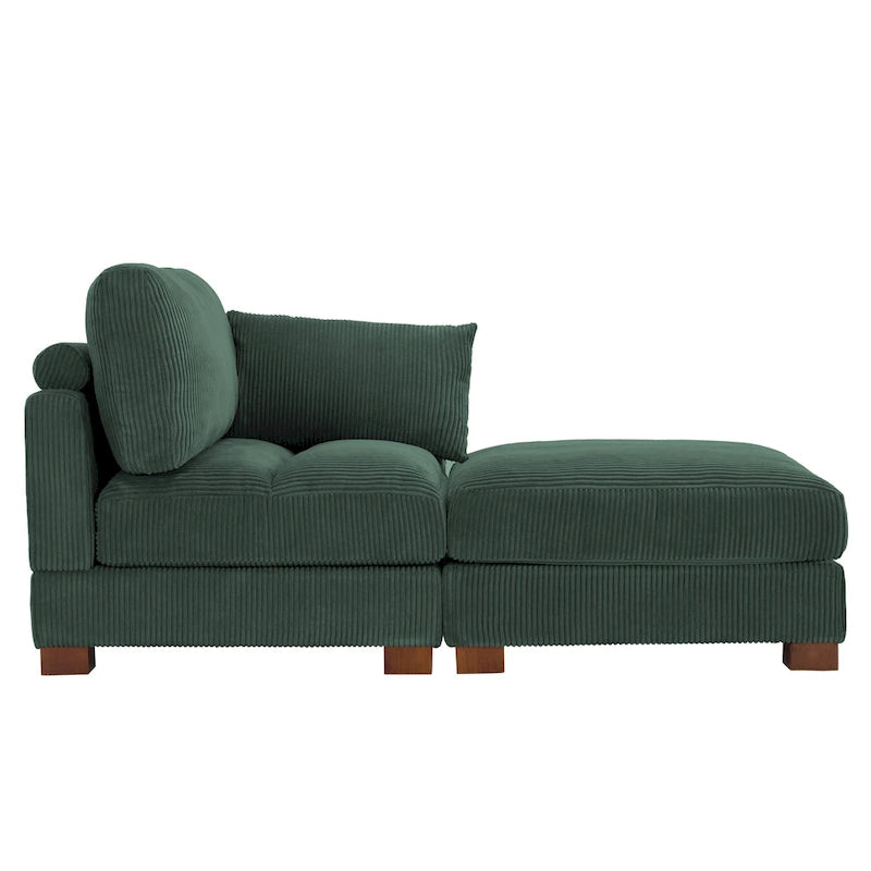 Ensemble de canapés d'angle modulables convertibles 88 pouces-19