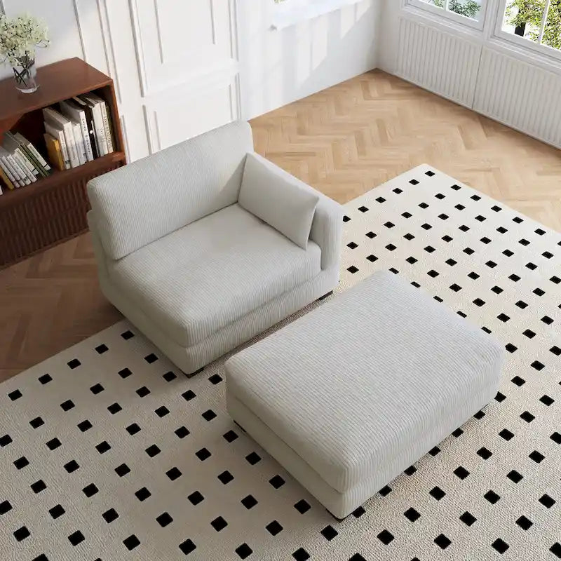 Ensemble de canapés d'angle modulables convertibles 88 pouces-27