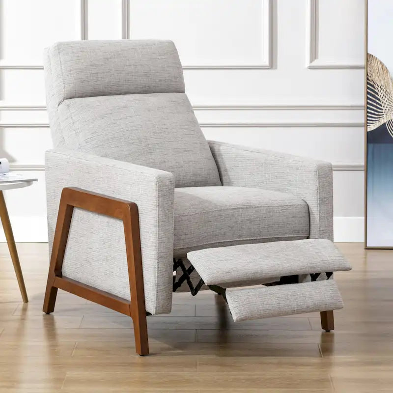 Fauteuil inclinable Vinton à dossier relevable en tissu haute performance de Greyson Living-2