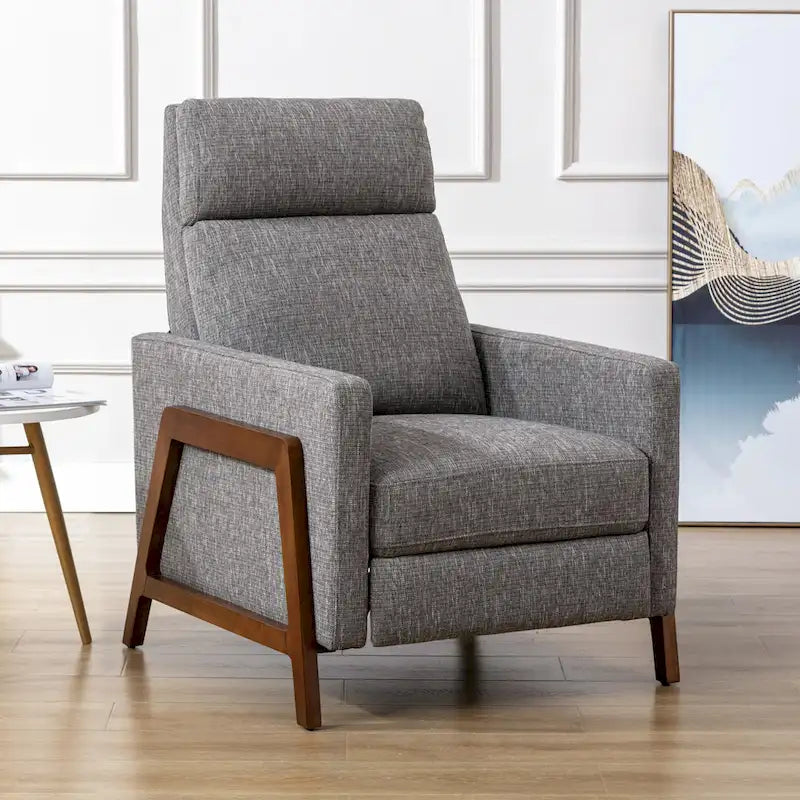 Fauteuil inclinable Vinton à dossier relevable en tissu haute performance de Greyson Living-3