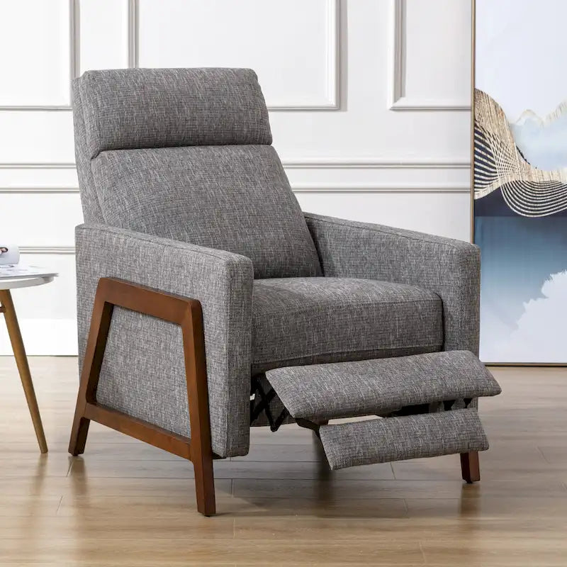 Fauteuil inclinable Vinton à dossier relevable en tissu haute performance de Greyson Living-4