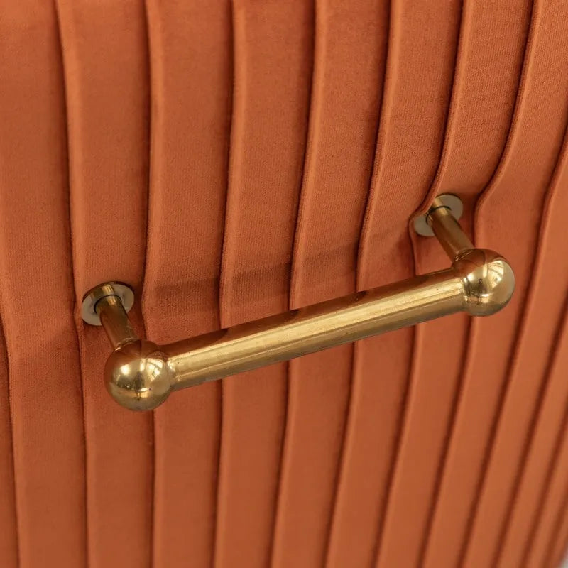 SEYNAR Ensemble de 6 chaises de salle à manger ou de coiffeuse modernes et glamour en velours bouclé plissé avec poignée arrière-12