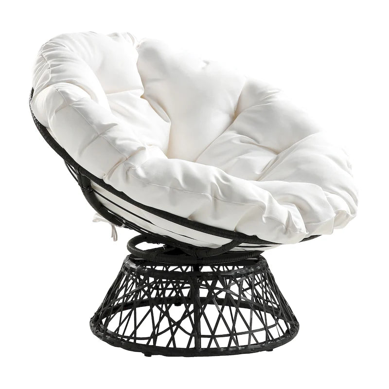 Fauteuil Papasan en osier tressé Avoca de Curated Nomad-30