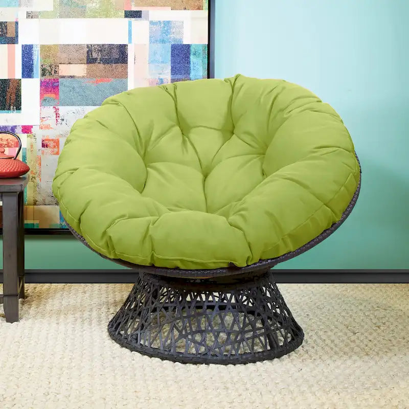 The Curated Nomad Avoca Woven Wicker Papasan Chair