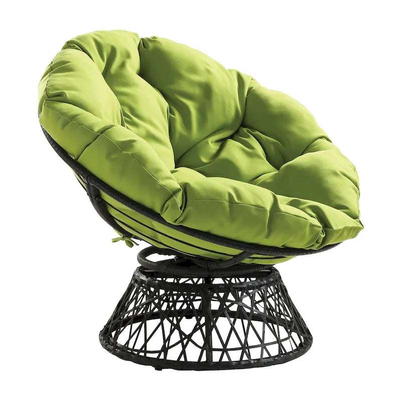 Fauteuil Papasan en osier tressé Avoca de Curated Nomad
