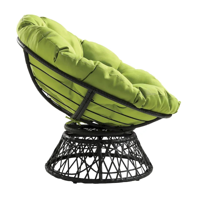 Fauteuil Papasan en osier tressé Avoca de Curated Nomad-3