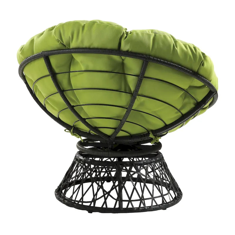 Fauteuil Papasan en osier tressé Avoca de Curated Nomad-4