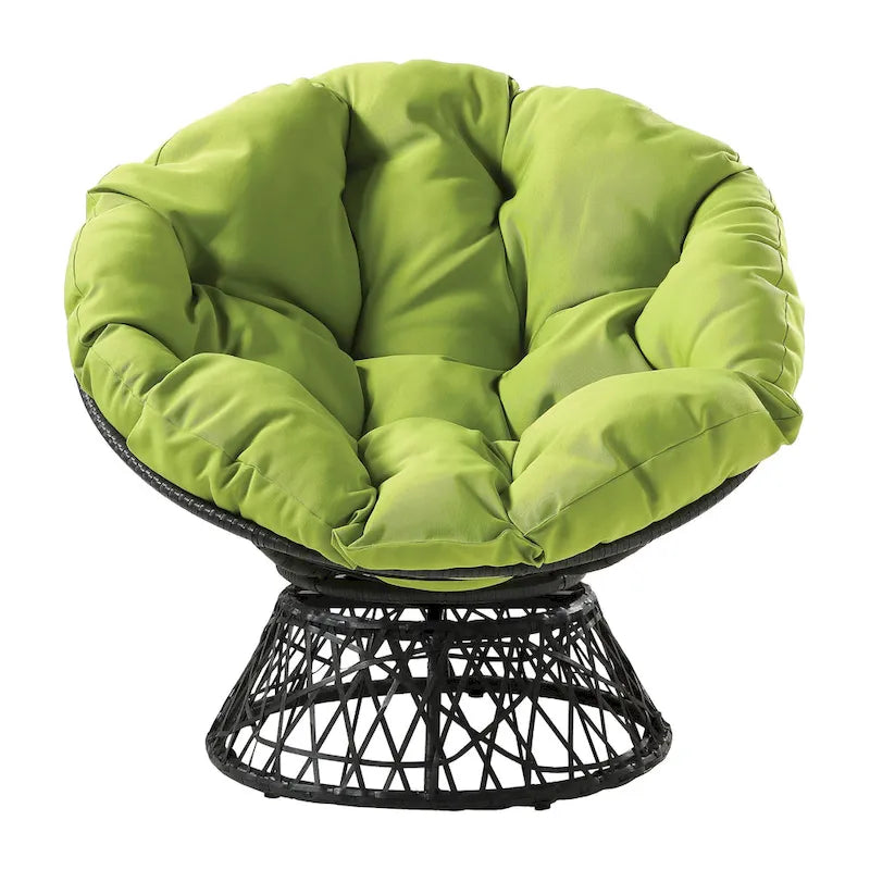 Fauteuil Papasan en osier tressé Avoca de Curated Nomad-5