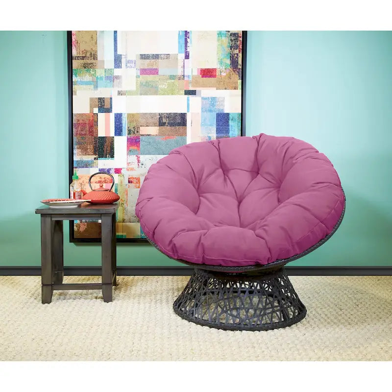 Fauteuil Papasan en osier tressé Avoca de Curated Nomad-13