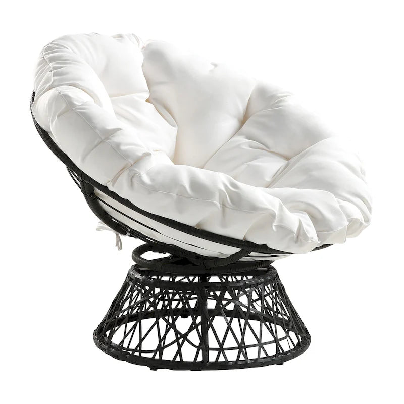 Fauteuil Papasan en osier tressé Avoca de Curated Nomad-14