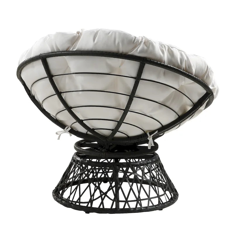 Fauteuil Papasan en osier tressé Avoca de Curated Nomad-16