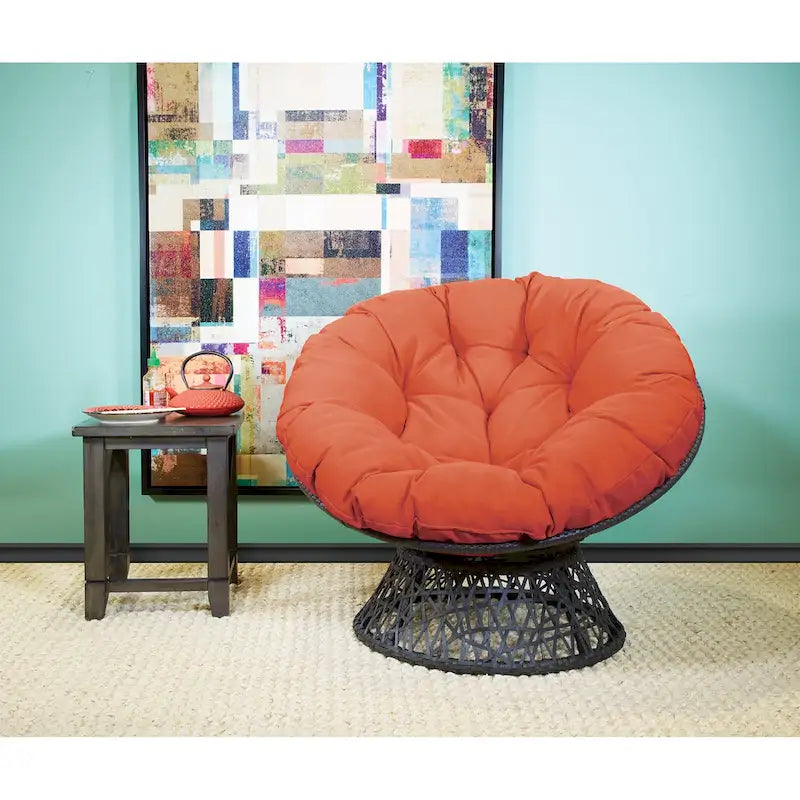 Fauteuil Papasan en osier tressé Avoca de Curated Nomad-22