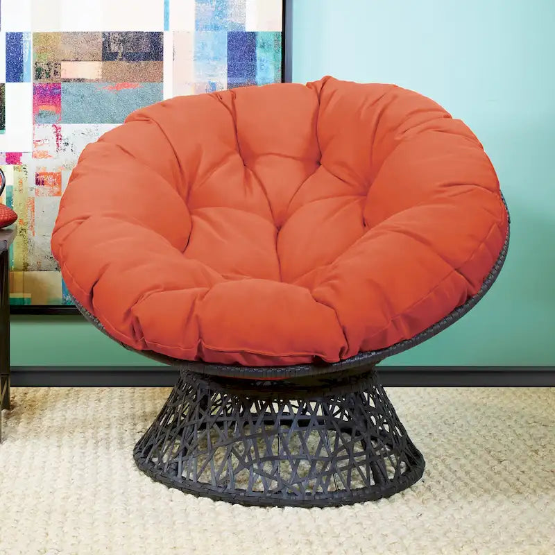 Fauteuil Papasan en osier tressé Avoca de Curated Nomad-23