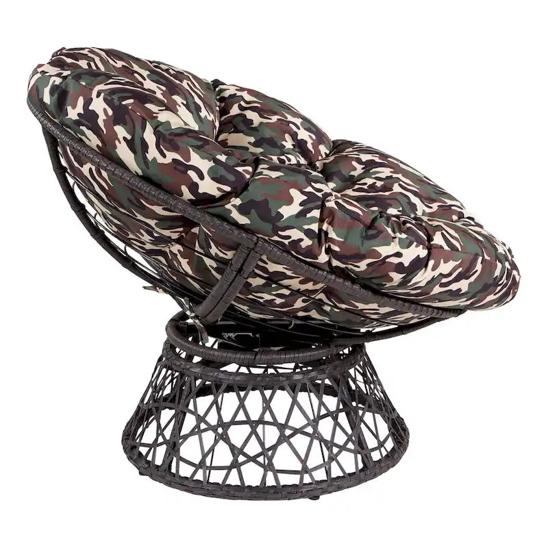 Fauteuil Papasan en osier tressé Avoca de Curated Nomad-25