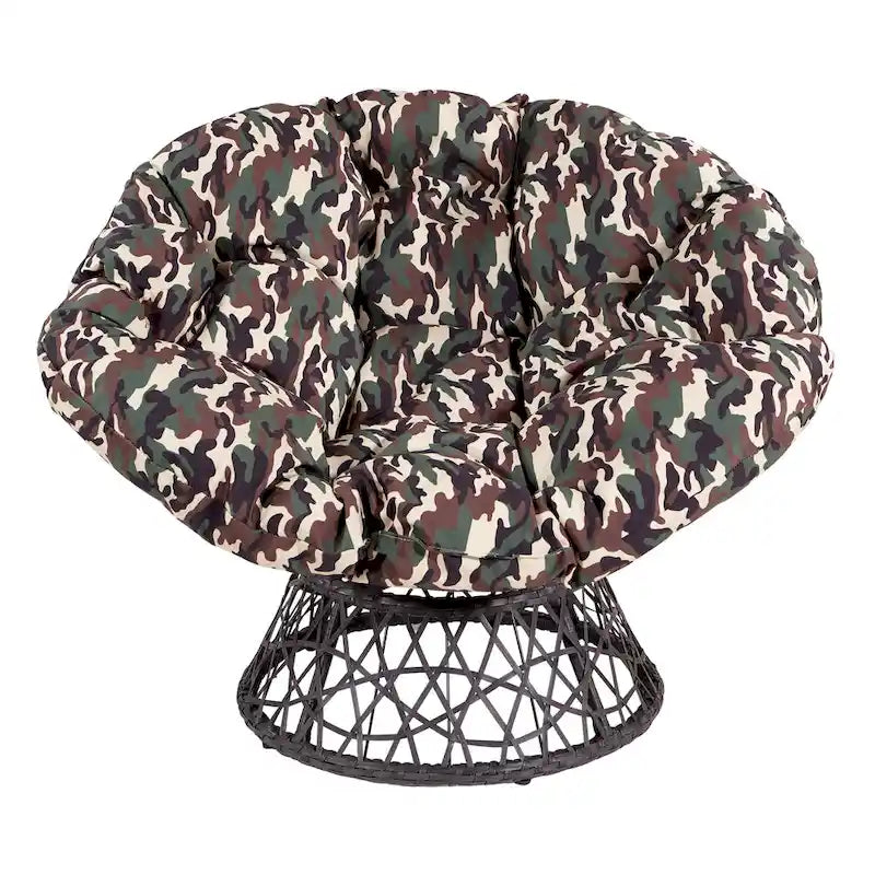 Fauteuil Papasan en osier tressé Avoca de Curated Nomad-27