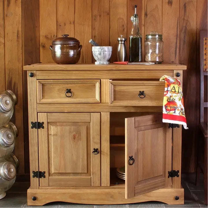 Buffet en bois 35 pouces, collection Corona-8