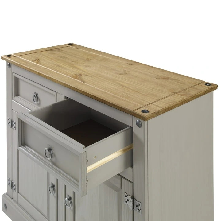 Buffet en bois 35 pouces, collection Corona-16