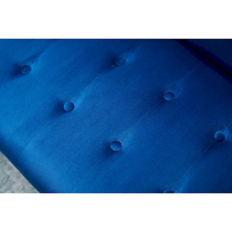 Canapé-lit convertible en velours capitonné de 75 pouces de large-16