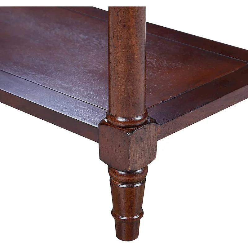 Table console d'entrée avec tiroirs de rangement et étagère-20