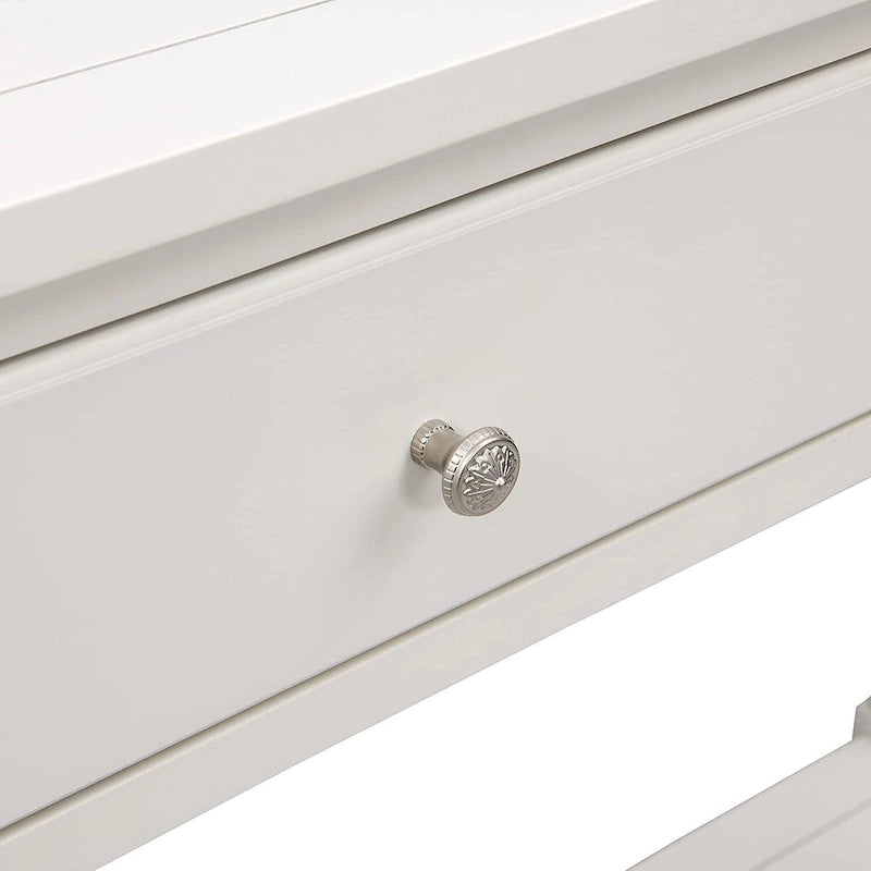 Table console d'entrée avec tiroirs de rangement et étagère-25