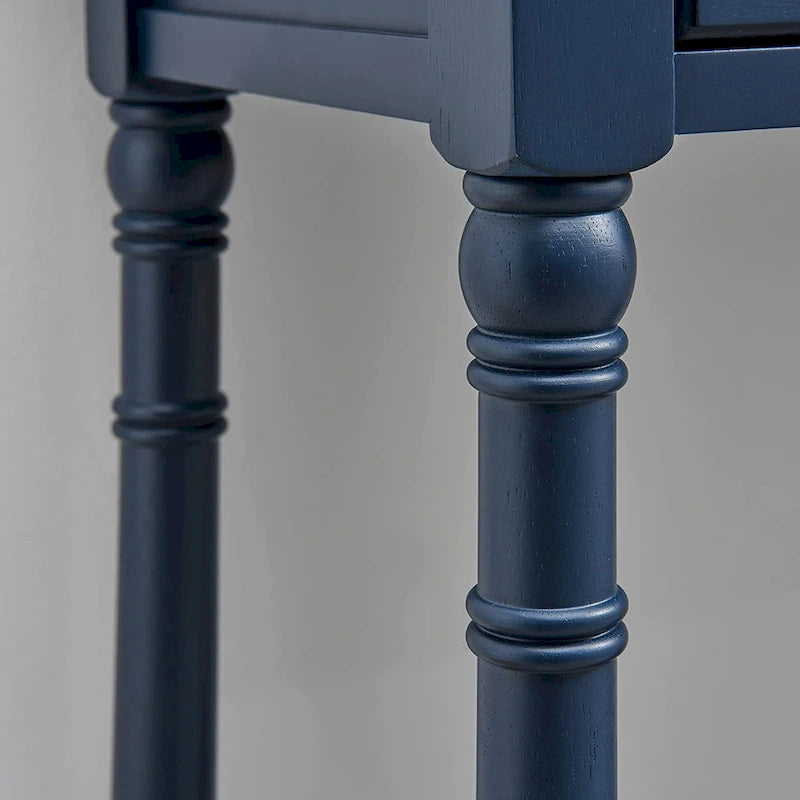 Table console d'entrée avec tiroirs de rangement et étagère-30