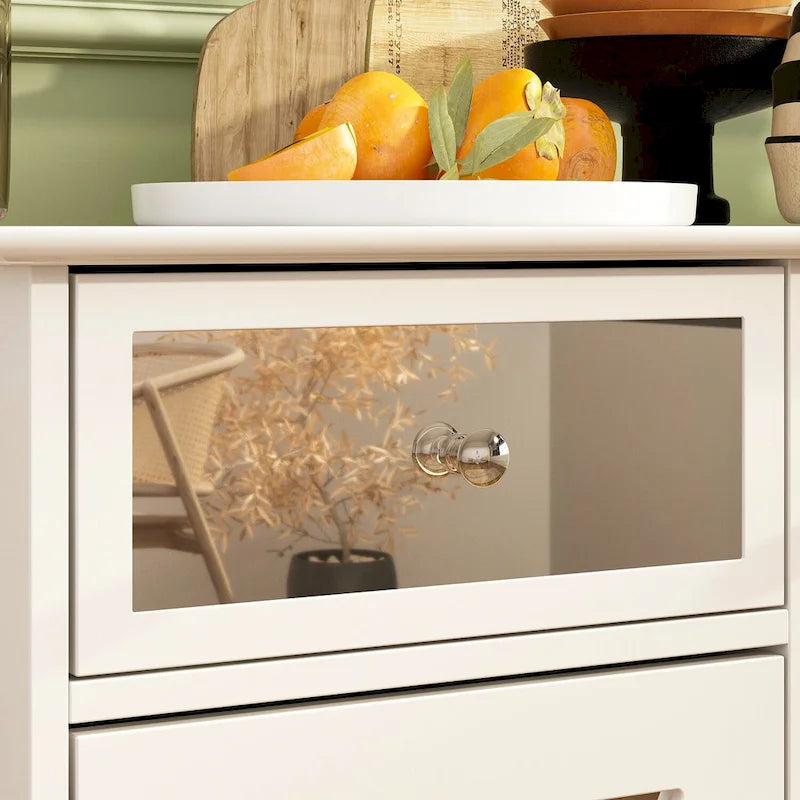 Buffet/armoire/bibliothèque miroir 55W pour salon-10