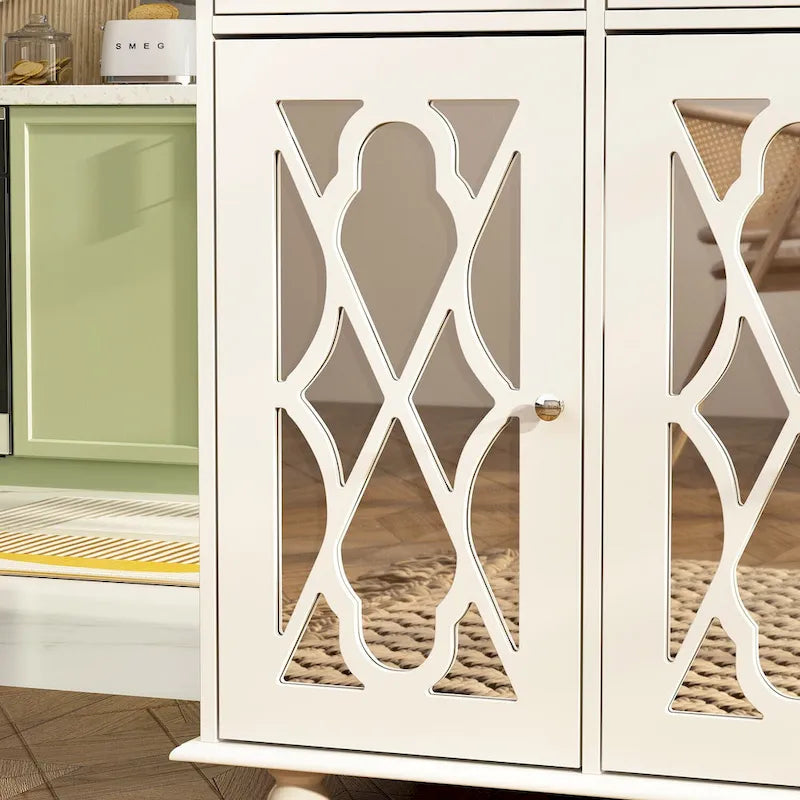 Buffet/armoire/bibliothèque miroir 55W pour salon-14